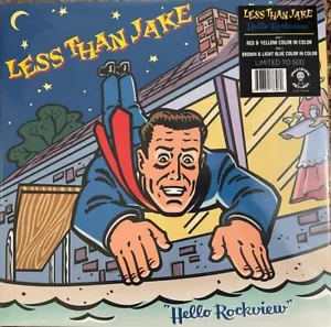 Less Than Jake Hello Rockview 2LP Pink/Yellow/Red/Blue Vinyl NEVER PLAYED - Picture 1 of 8