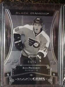 2016-17 Black Diamond IVAN PROVOROV Rookie Gems PURE BLACK RG-IP 03/25 VERY RARE - Picture 1 of 2