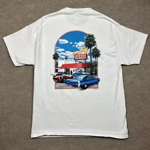 Camiseta Para Hombres IN-N-OUT BURGER California Blanca Coche Clásico 1999 Talla Adulto Grande - Imagen 1 de 10