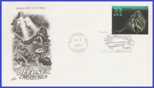 USA5 #3441 U/A ARTCRAFT FDC Fangtooth Deep Sea Creatures - Picture 1 of 1