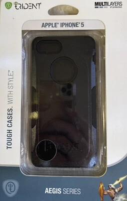NUEVA Funda Carcasa Trident Aegis Series "SLEEK ARMOR" iPhone 5 Negra Foto 1 de 4