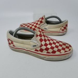 vans red and checkered