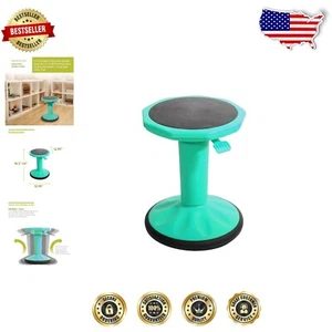 Teal Wobble Stool - Height Adjustable Active Seating for Classrooms and Offices - Picture 1 of 9