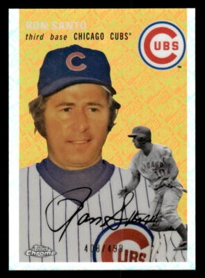 Ron Santo 2023 Topps Chrome Platinum Anniversary #481 Topps Refractor #/499 - Image 1 of 2