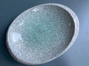 Large Pebble Shaped Presentation Dish Plate fine dinning Stoneware handmade - Picture 1 of 8