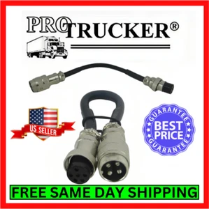 Adaptador de micrófono CB Pro Trucker Uniden 6 pines a 4 pines Bearcat 680 880 980SSB - Imagen 1 de 5