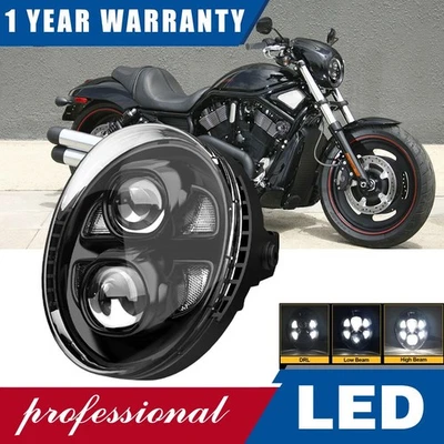 Faro LED DRL para motocicleta DOT para Harley Softail Breakout FXSB 2013-2017 Foto 1 de 4