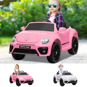 Volkswagen Beetle Licensed 12V Ride on Car w/ Parent Remote Control - Picture 1 of 23