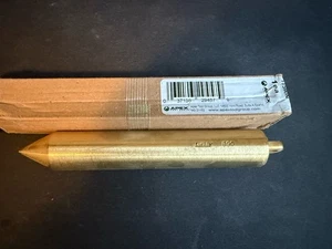 Apex Tool Lufkin 20oz Image Solid Brass Cylindrical Plumb Bob Unmarked TT590N - Picture 1 of 5