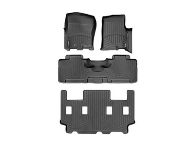 WeatherTech FloorLiner for 2011-2017 Ford Expedition - Full Set, Black - Image 1 of 4
