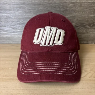Minnesota Duluth Bulldogs Hat Cap Snap Back Maroon Hockey Adjustable - Image 1 of 4