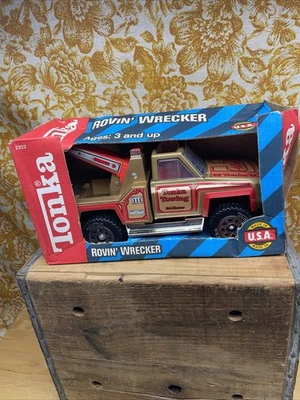 Camión grúa Tonka Rovin’ 1992 vintage modelo #2202 caja original Foto 1 de 4