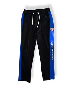 POLO RALPH LAUREN Herren 67 Alpine Schwarz/Blau Doppelstrick Trainingshose Größe XS Neu ohne Etikett - Bild 1 von 9