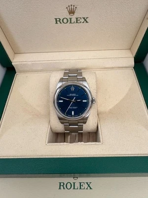 Rolex Oyster Perpetual 114300 Blue Dial 39mm Original Box - Image 1 of 4