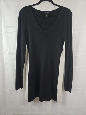 White House Black Market Cuello en V Hasta la Rodilla Vaina Suéter Vestido Talla XL Foto 1 de 4