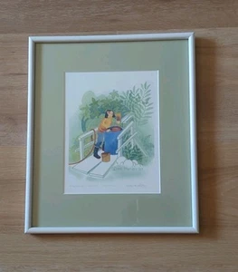 Hauling Water Rie Munoz 1987 signed Limited Edition Print 51/750 mattiert & gerahmt - Bild 1 von 22