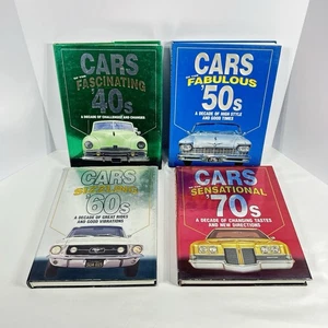 Cars of The Fascinating 40s  50's 60's 70's Decades of Cars Hard Cover Books - Foto 1 di 12