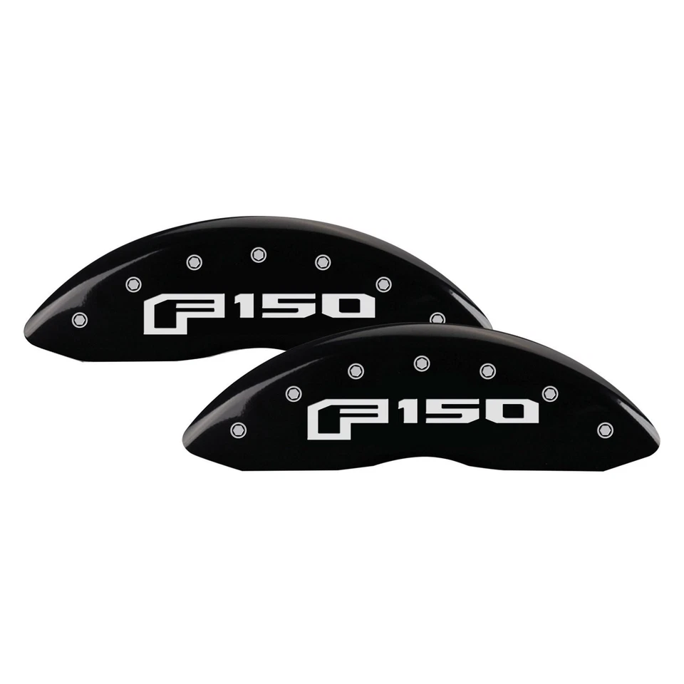 For Ford F-150 21-24 Caliper Covers Gloss Black Caliper Covers w Ford F-150 Logo Foto 1 de 3