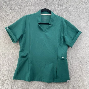 Figs Inala Scrub Top Damen Large Smaragdgrün Technical Collection PO#3438 - Bild 1 von 11