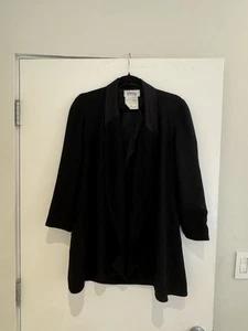 Chaqueta Blazer De Colección Bernard Perris París Años 80 Diseñador Alta Costura Francia Talla 4 - Imagen 1 de 10