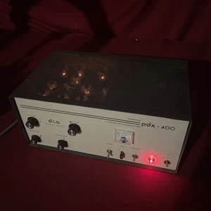 D&A (PDX-400) 15 Meter CW Transmitter Tube Amplifier - Untested As Is Powers On - Picture 1 of 21