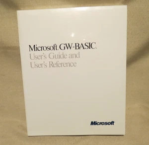 SEALED NIP Microsoft GW-BASIC User's Guide and User's Reference - Paperback - Afbeelding 1 van 1