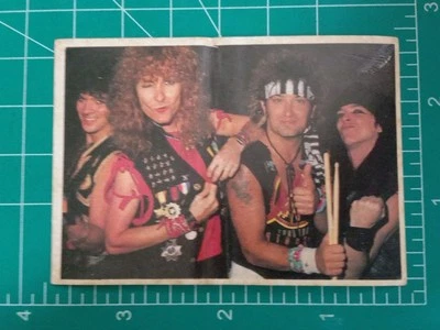 1986 ROCK STARS STICKER CARD BRAZIL AUTOGRAPH BAND #237 238 GROUP BAND  - Image 1 of 2