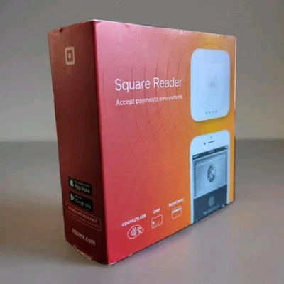 Lector POS de pago con tarjeta de crédito cuadrado chip sin contacto banda magnética inalámbrico PROBADO Foto 1 de 4