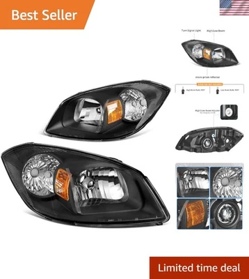 Durable Weather-Sealed Headlights for 2005-2010 Chevy Cobalt and Pontiac Models Foto 1 de 4