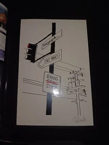 Tim Armstrong (Rancid) Signed Artwork - Telegraph Avenue!!! - #62/100 - Picture 1 of 7