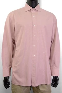 MTO Amazing Men's Tom Ford Shirt 48 Pink Cotton Italy - Picture 1 of 13