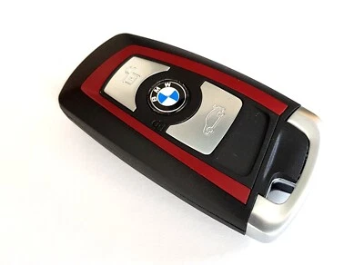Key Shell Case 3 Button RED for BMW F Smartkey F20 F21 F22 F30 F31 F32 F80 F2 - Image 1 of 4