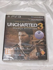 Uncharted 3 Drakes Deception PS3 New Sealed UK PAL Sony PlayStation 3 Rare GOTY - Picture 1 of 2