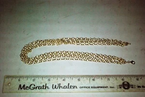 16-1/2" 4 chain gold plated silver neck chain - Picture 1 of 1
