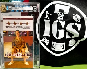 vhs new graded IGS 8.5 MINT / 6.5 EXC Bill Murray is LOST IN TRANSLATION 2003 - Picture 1 of 4
