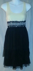 Damen Junior schwarz und cremefarben Delias Kleid Größe Small - Bild 1 von 6