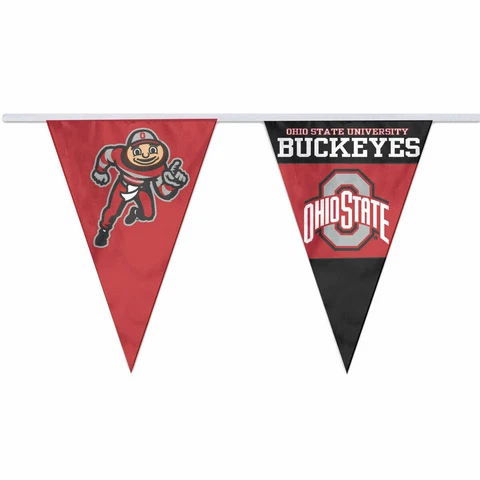 Ohio State University Pennant Flags On A String Cover