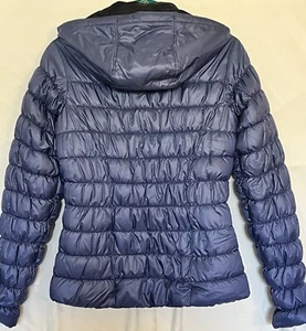 Columbia Quilted Puffer Jacket Womens Size XS Blue Hooded - Picture 1 of 8