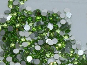 SWAROVSKI ® - 100 Pz 2000 - SS10 mm. Peridot Original Superior Silver Foiled - Imagen 1 de 1