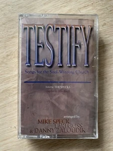 TESTIFY ~ Featuring The Specks ~  Cassette Tape ~ Christian ~ TESTED ~ Jesus - Picture 1 of 3