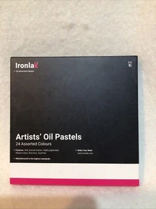 Ironlak Artists Oil Pastels Art pastels Cerulean Blue Light 24pk Free Post - Bild 1 von 2