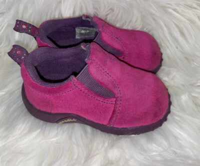 Merrell Baby Shoes Size 4.5 Low Top Jungle Moc Junior Cactus Flower Purplish - Image 1 of 4