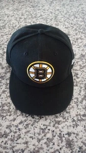 BOSTON BRUINS NEW ERA 5950 MENS SIZE 7 3/8 HAT - Picture 1 of 6