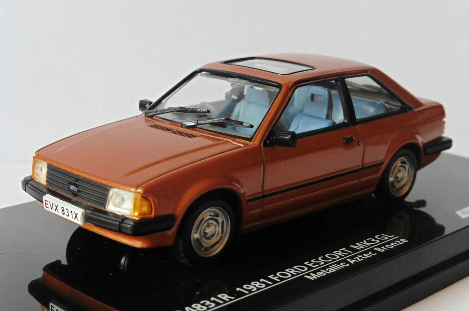 Ford Escort MkIII 1.6 Gl 1981 Metal Aztec Bronze Velocità 24831R 1/43 Mk3 - Immagine 1 di 1