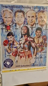 IBHOF 2009 PROGRAMMA FRONTE FIRMATO ORLANDO CANIZALES - GOODMAN - MITCHELL & COA - Foto 1 di 1