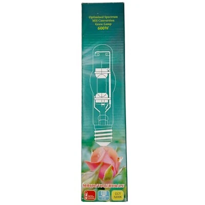 600 W Metal Halide Grow Lamp Light E39 Socket 5200K MH400 T46 HOR - Image 1 of 4