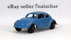 Vintage Volkswagen VW Bug Beetle Mini Tootsie Toy Car 2 1/8” Blue  C