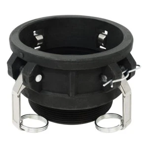 Montaje de bloqueo de leva de polietileno tipo B, leva y ranura hembra de 4" x 4" macho NPT (CAM-40-... - Imagen 1 de 1