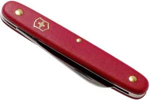 Victorinox Floral Knife, straight 4" blade, red handle 3.9050 - Picture 1 of 7