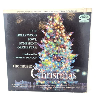 Hollywood Bowl симфонический оркестр музыка Рождества виниловые пластинки Capitol - Изображение 1 из 4